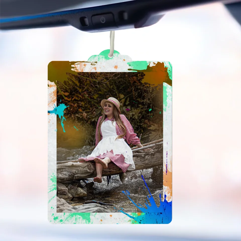 Personalisierter Auto-Lufterfrischer mit Dein foto . – ideales Geschenk für Paare!