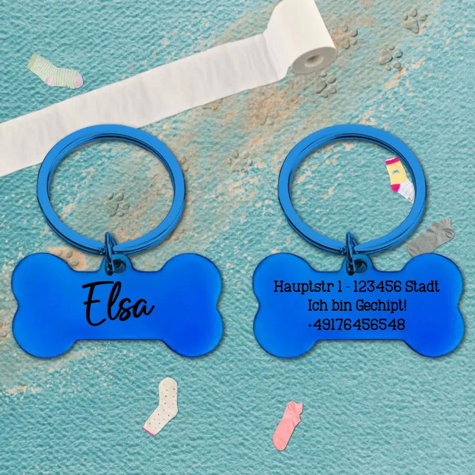 Hundemarke: Eleganz in Knochenform - Tonyshop - Hundemarke: Eleganz in Knochenform