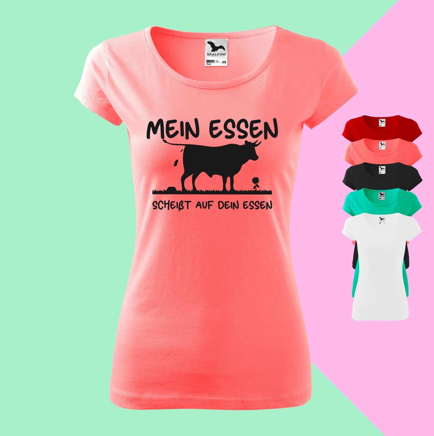 Mein Essen T-Shirt für Damen - Tonyshop - Mein Essen T-Shirt für Damen