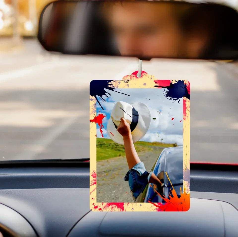 Personalisierter Auto-Lufterfrischer mit Dein foto . – ideales Geschenk für Paare!