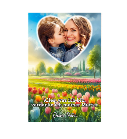 Einzigartige Liebe: Muttertagsgeschenk für Mama (Tulpen)
