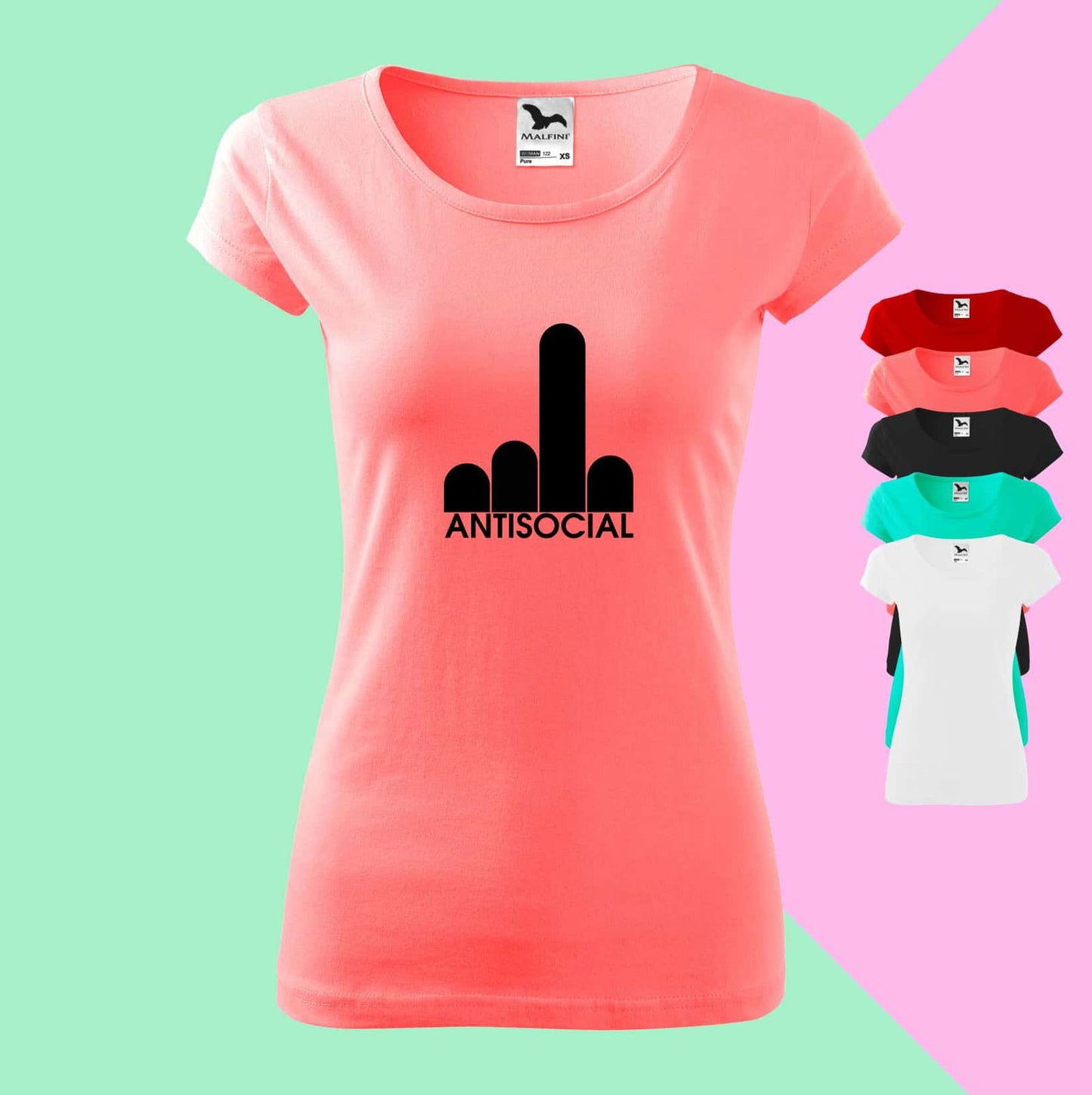 Antisocial T-Shirt für Damen - Tonyshop - Antisocial T-Shirt für Damen