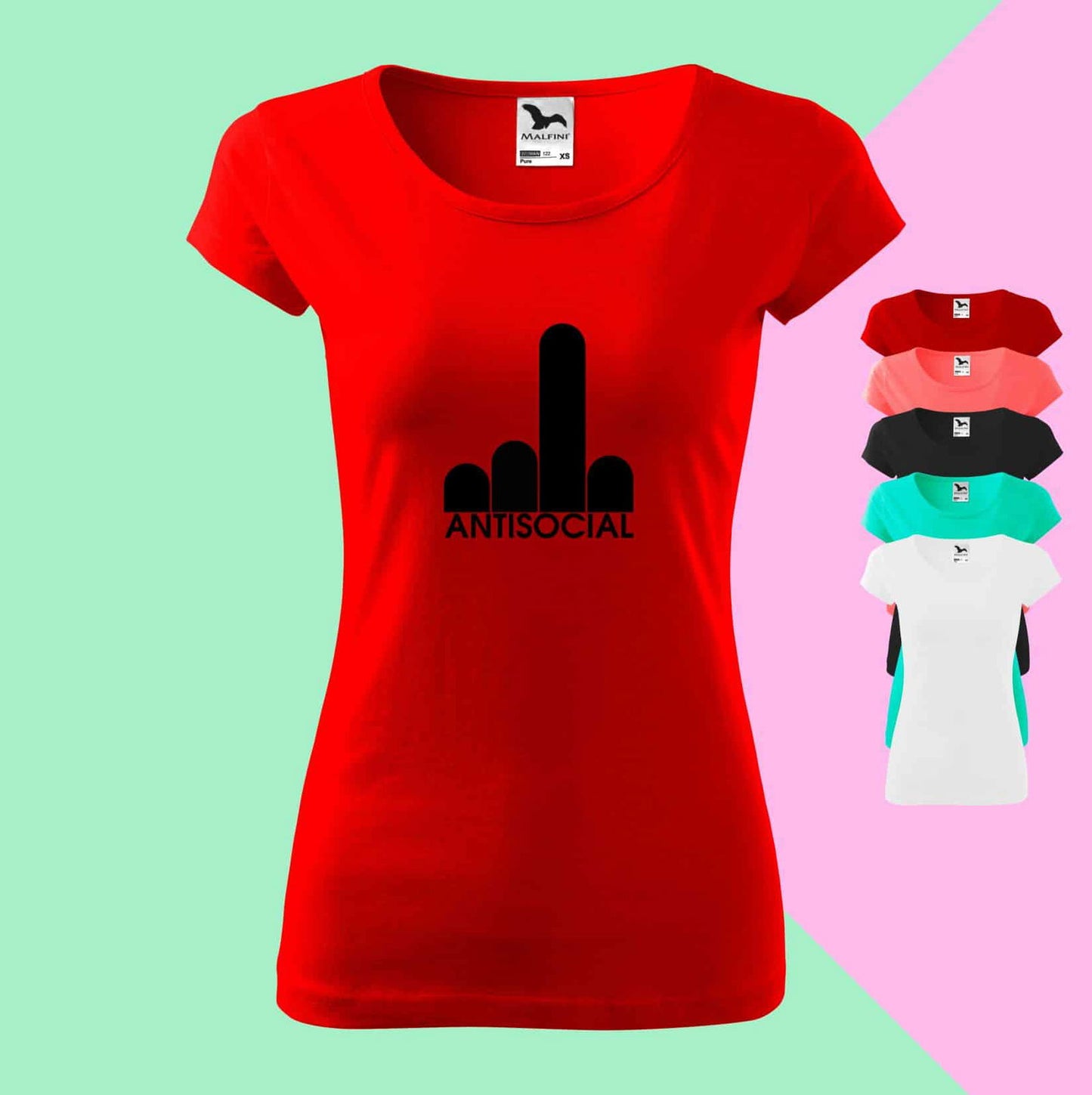 Antisocial T-Shirt für Damen - Tonyshop - Antisocial T-Shirt für Damen