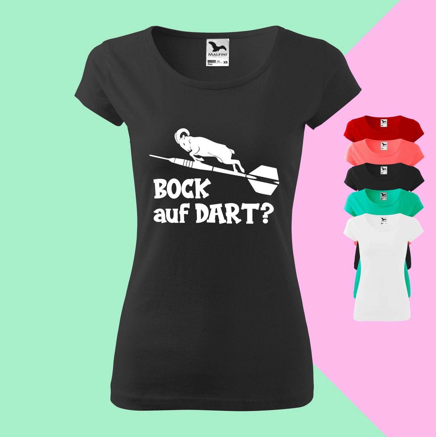 Bock auf Dart T-shirt für Damen - Tonyshop - Bock auf Dart T-shirt für Damen