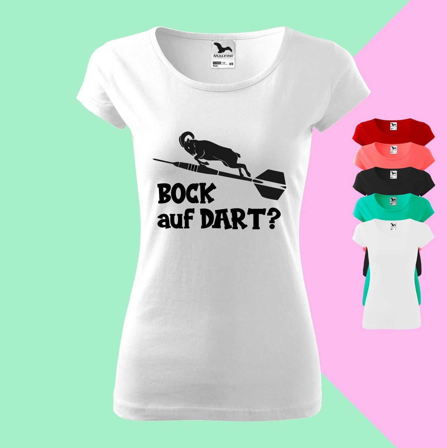 Bock auf Dart T-shirt für Damen - Tonyshop - Bock auf Dart T-shirt für Damen