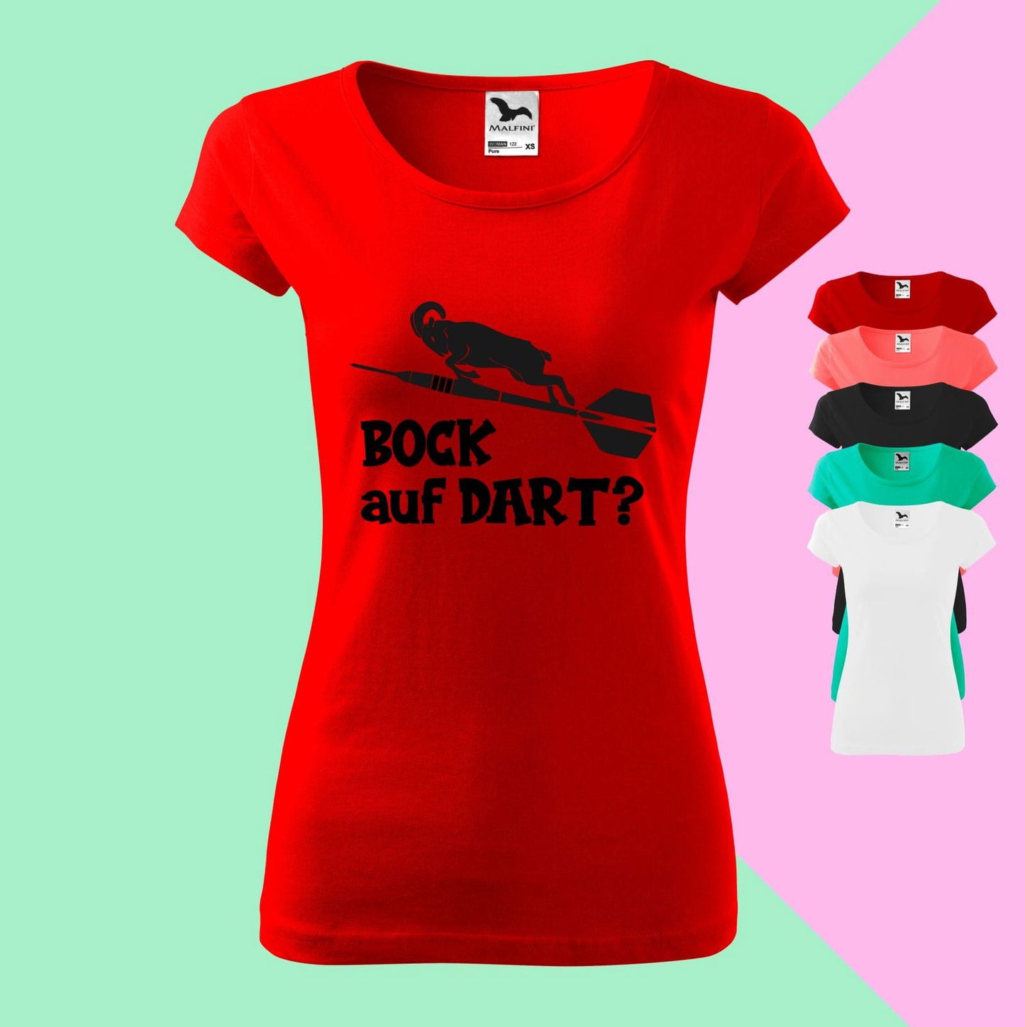 Bock auf Dart T-shirt für Damen - Tonyshop - Bock auf Dart T-shirt für Damen