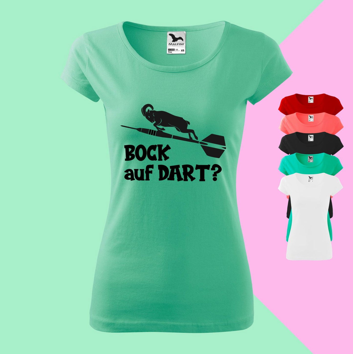 Bock auf Dart T-shirt für Damen - Tonyshop - Bock auf Dart T-shirt für Damen