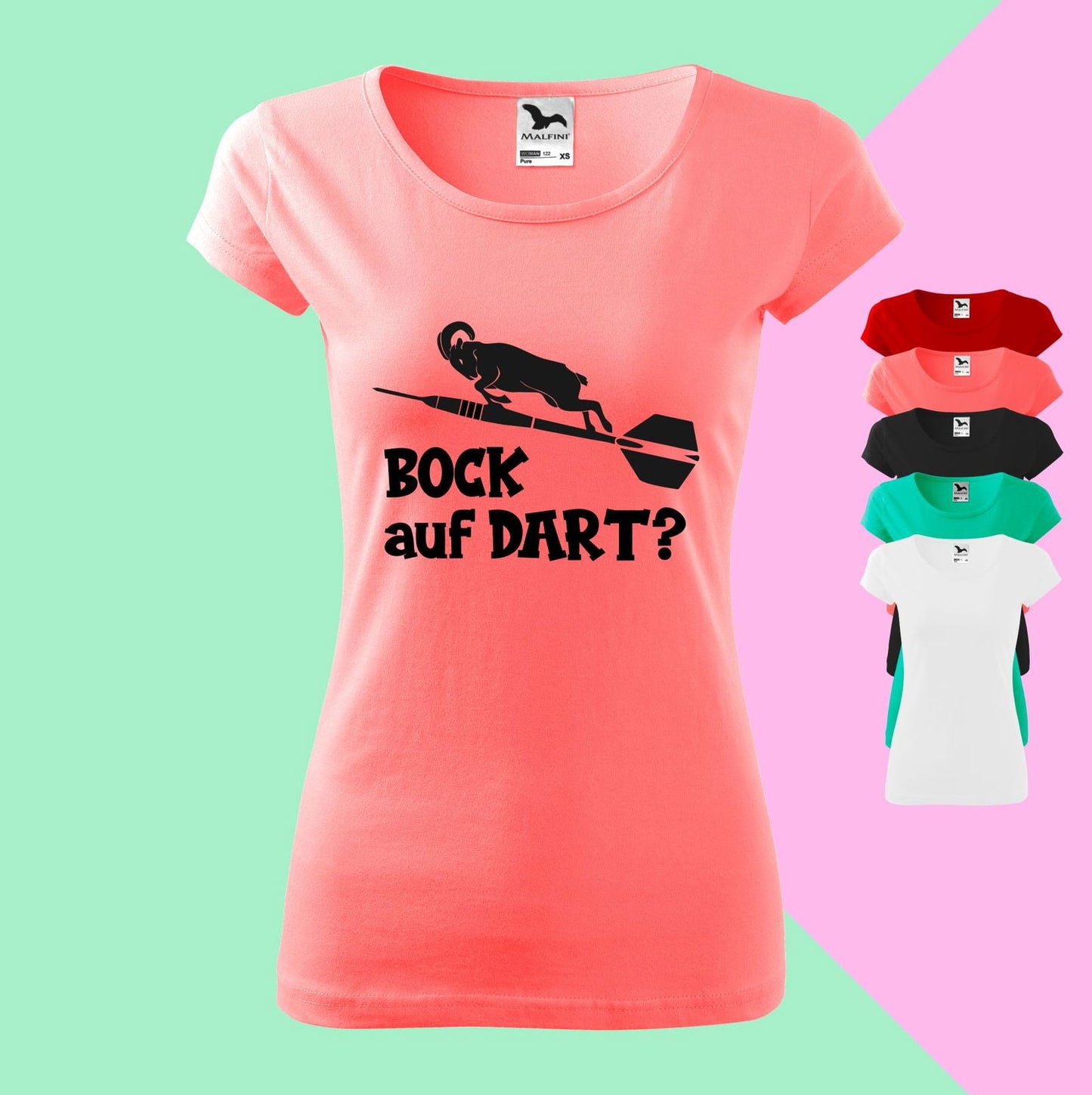 Bock auf Dart T-shirt für Damen - Tonyshop - Bock auf Dart T-shirt für Damen