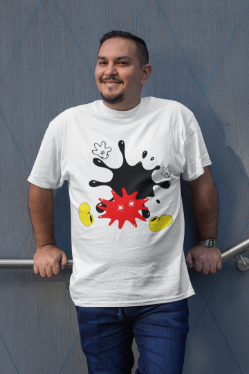 Bunte platschen Unisex T-Shirt - Tonyshop - Bunte platschen Unisex T-Shirt