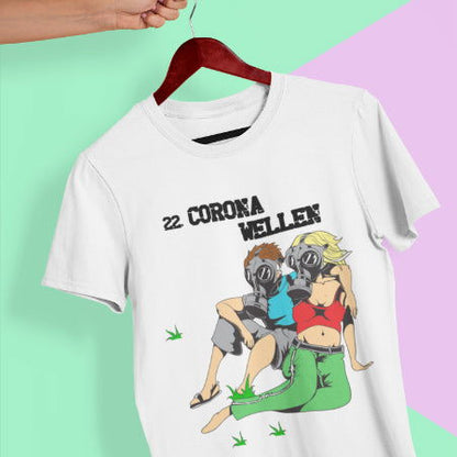 Corona wellen Unisex T-Shirt - Tonyshop - Corona wellen Unisex T-Shirt