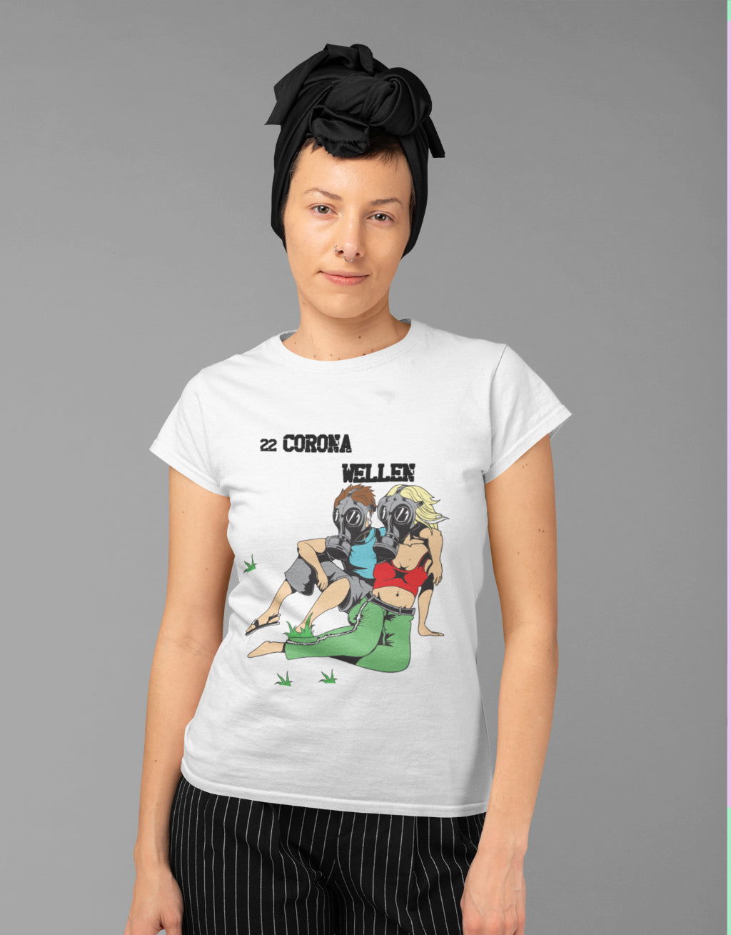 Corona wellen Unisex T-Shirt - Tonyshop - Corona wellen Unisex T-Shirt