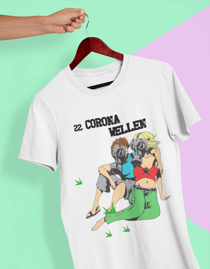 Corona wellen Unisex T-Shirt - Tonyshop - Corona wellen Unisex T-Shirt