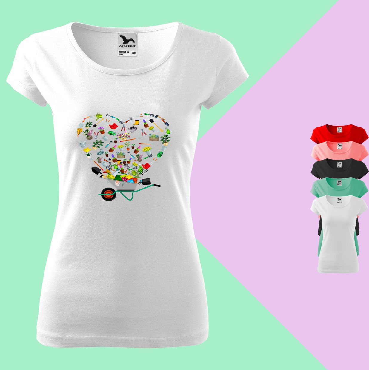 Ein Garten voller Liebe  T-Shirt für Damen - Tonyshop - Ein Garten voller Liebe  T-Shirt für Damen