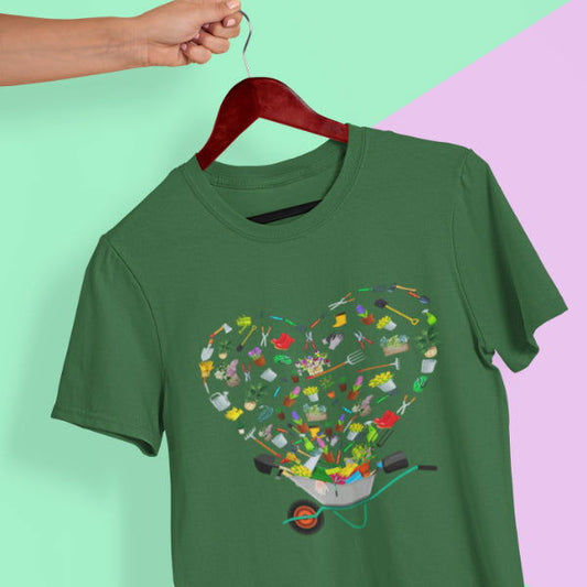 Ein Garten voller Liebe Unisex  T-Shirt - Tonyshop - Ein Garten voller Liebe Unisex  T-Shirt