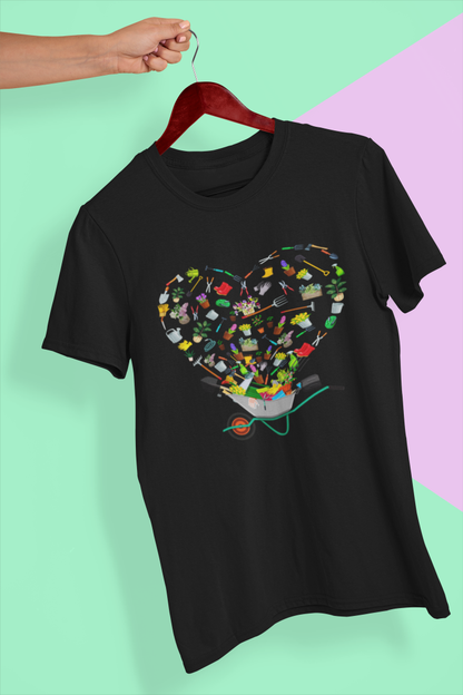 Ein Garten voller Liebe Unisex  T-Shirt - Tonyshop - Ein Garten voller Liebe Unisex  T-Shirt