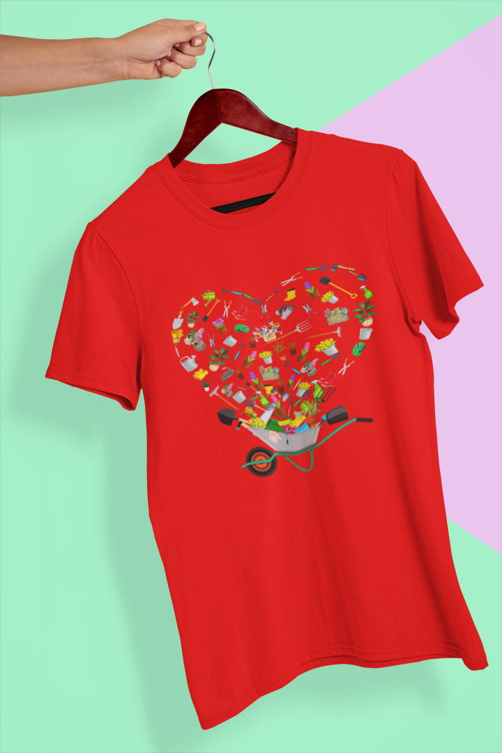 Ein Garten voller Liebe Unisex  T-Shirt - Tonyshop - Ein Garten voller Liebe Unisex  T-Shirt