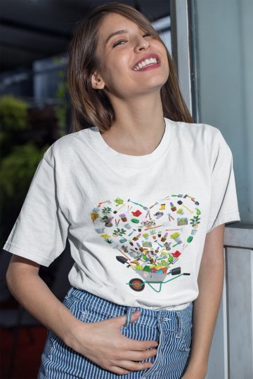 Ein Garten voller Liebe Unisex  T-Shirt - Tonyshop - Ein Garten voller Liebe Unisex  T-Shirt