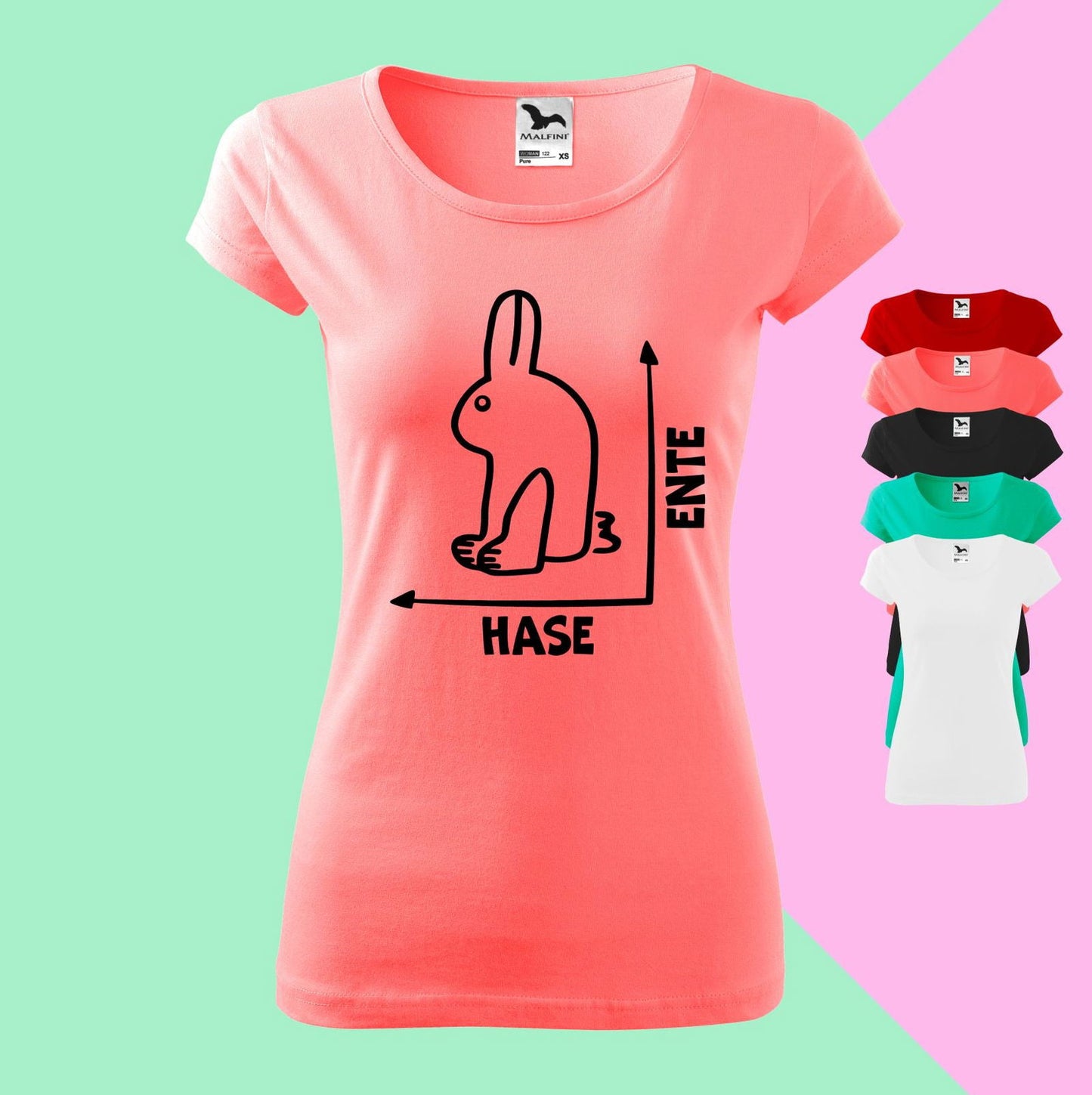 Ente-Hase T-shirt für Damen - Tonyshop - Ente-Hase T-shirt für Damen