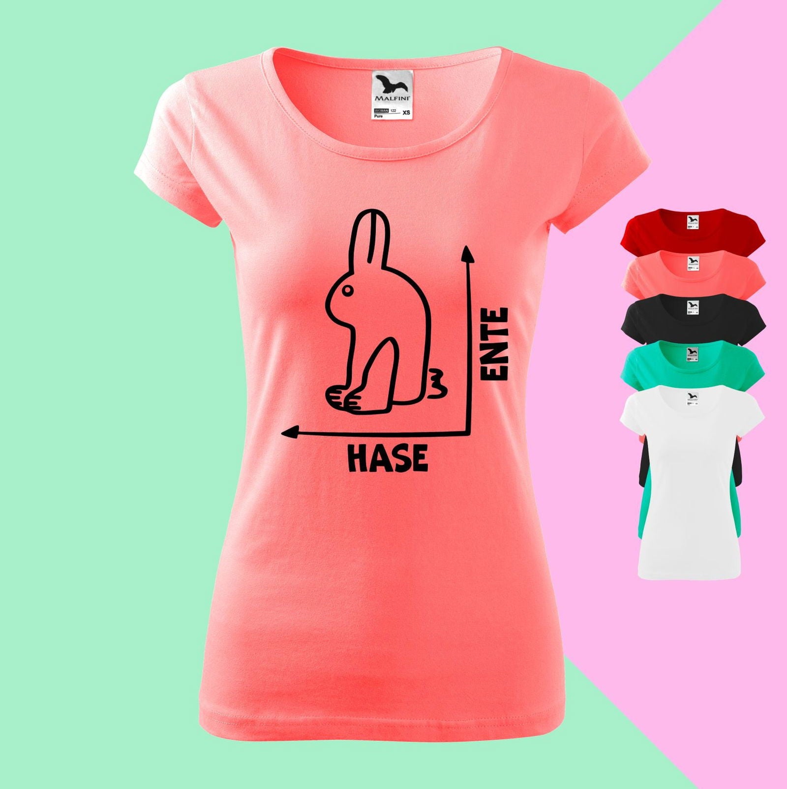 Ente-Hase T-shirt für Damen - Tonyshop - Ente-Hase T-shirt für Damen
