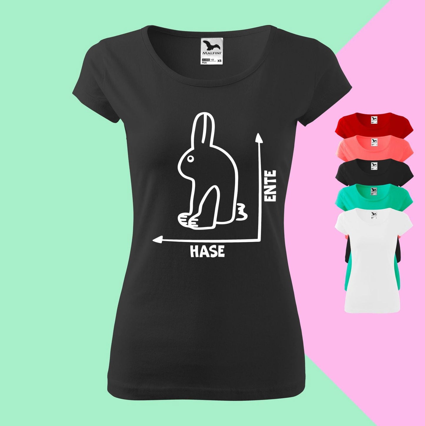 Ente-Hase T-shirt für Damen - Tonyshop - Ente-Hase T-shirt für Damen