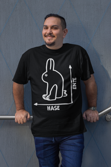 Ente-Hase Unisex T-Shirt - Tonyshop - Ente-Hase Unisex T-Shirt