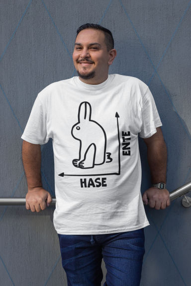 Ente-Hase Unisex T-Shirt - Tonyshop - Ente-Hase Unisex T-Shirt