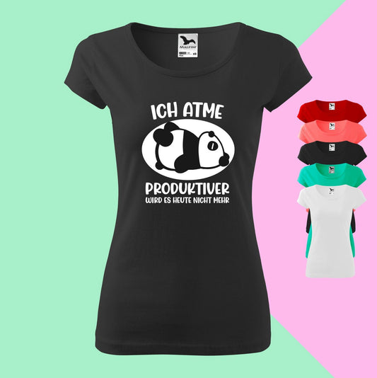 Ich atme produktiver T-Shirt für Damen - Tonyshop - Ich atme produktiver T-Shirt für Damen