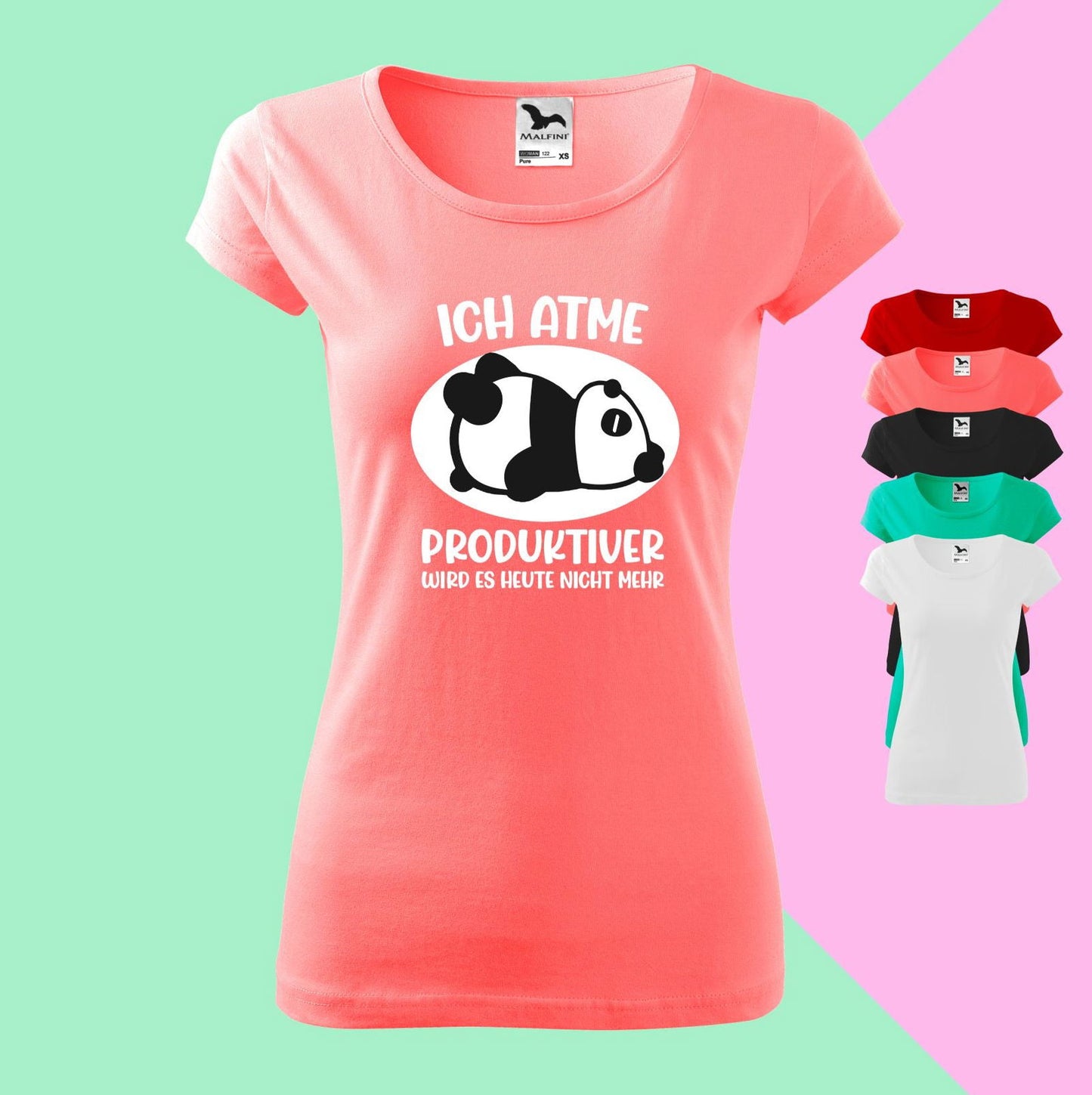Ich atme produktiver T-Shirt für Damen - Tonyshop - Ich atme produktiver T-Shirt für Damen
