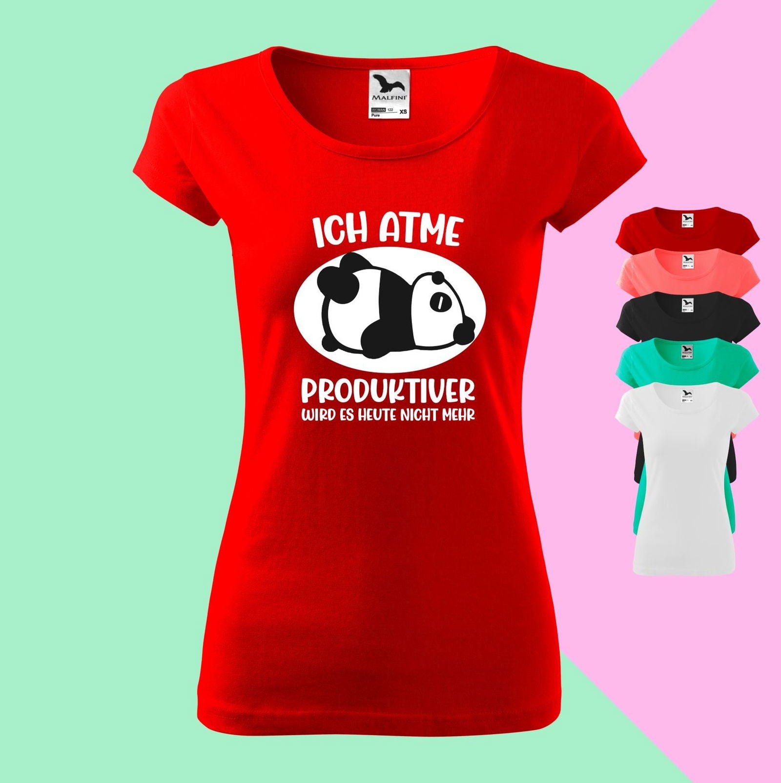 Ich atme produktiver T-Shirt für Damen - Tonyshop - Ich atme produktiver T-Shirt für Damen