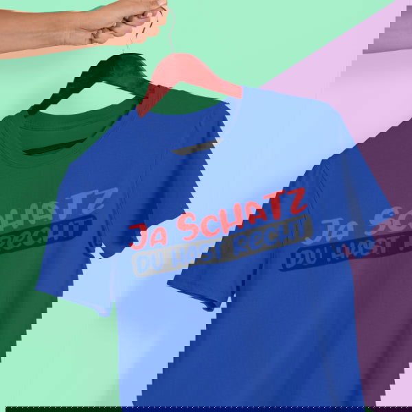 Ja Schatz du hast recht T-Shirt für Männer - Tonyshop - Ja Schatz du hast recht T-Shirt für Männer