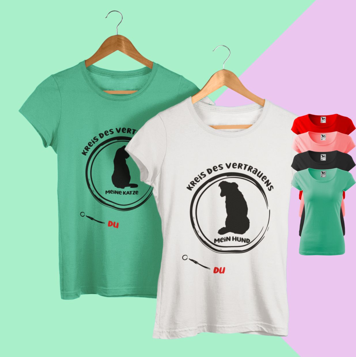Kreis des Vertrauens T-Shirt für Damen - Tonyshop - Kreis des Vertrauens T-Shirt für Damen
