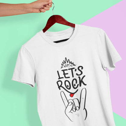 Let`s Rock Unisex T-Shirt - Tonyshop - Let`s Rock Unisex T-Shirt