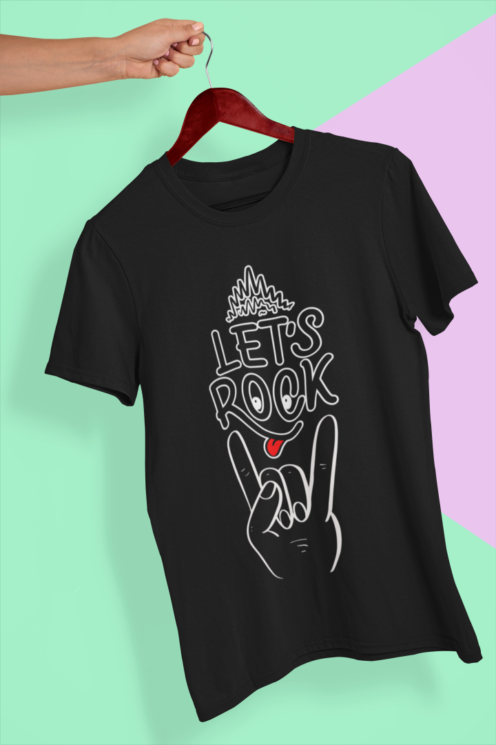 Let`s Rock Unisex T-Shirt - Tonyshop - Let`s Rock Unisex T-Shirt