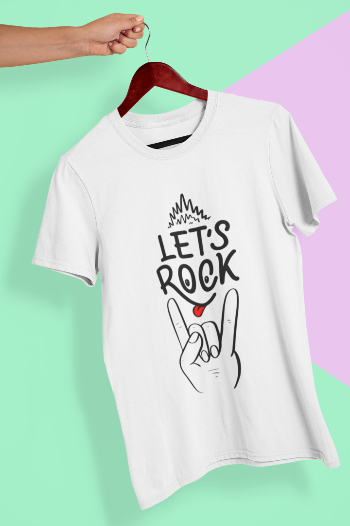 Let`s Rock Unisex T-Shirt - Tonyshop - Let`s Rock Unisex T-Shirt