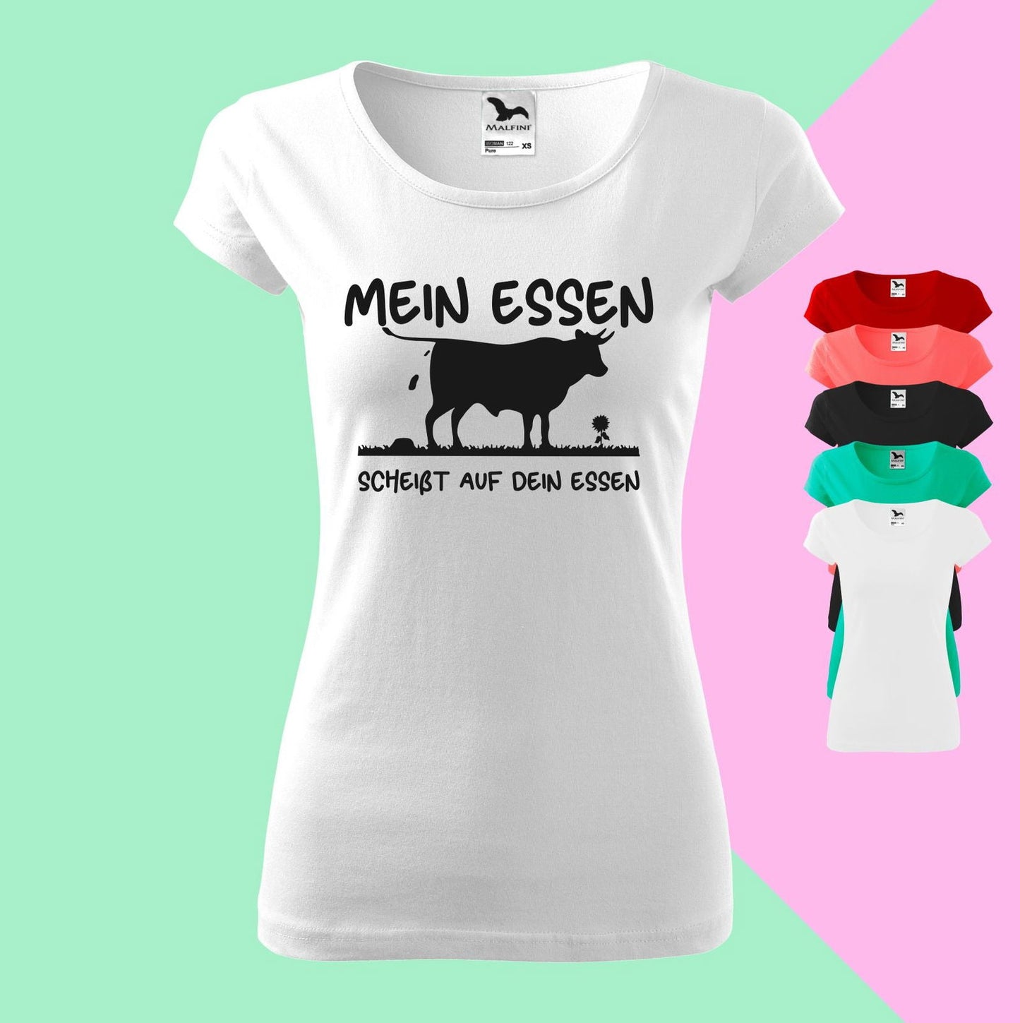 Mein Essen T-Shirt für Damen - Tonyshop - Mein Essen T-Shirt für Damen