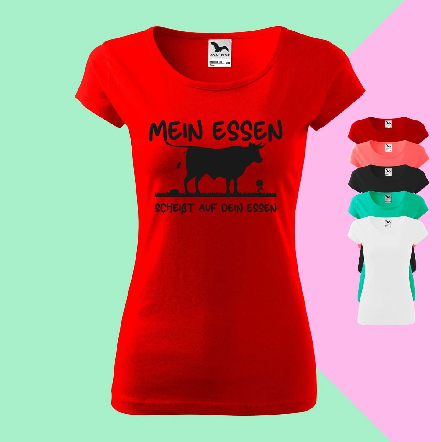 Mein Essen T-Shirt für Damen - Tonyshop - Mein Essen T-Shirt für Damen