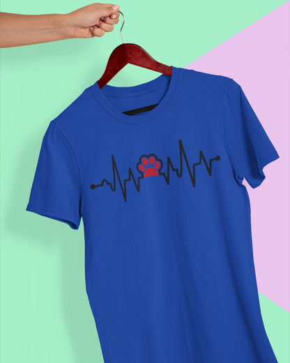 Pfotenherzschlag: Ein T-Shirt-Design für Hundefreunde mit Liebe im Takt - Tonyshop - Pfotenherzschlag: Ein T-Shirt-Design für Hundefreunde mit Liebe im Takt
