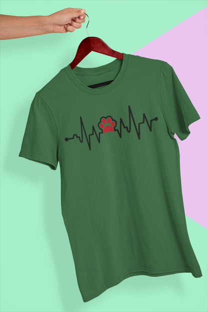 Pfotenherzschlag: Ein T-Shirt-Design für Hundefreunde mit Liebe im Takt - Tonyshop - Pfotenherzschlag: Ein T-Shirt-Design für Hundefreunde mit Liebe im Takt