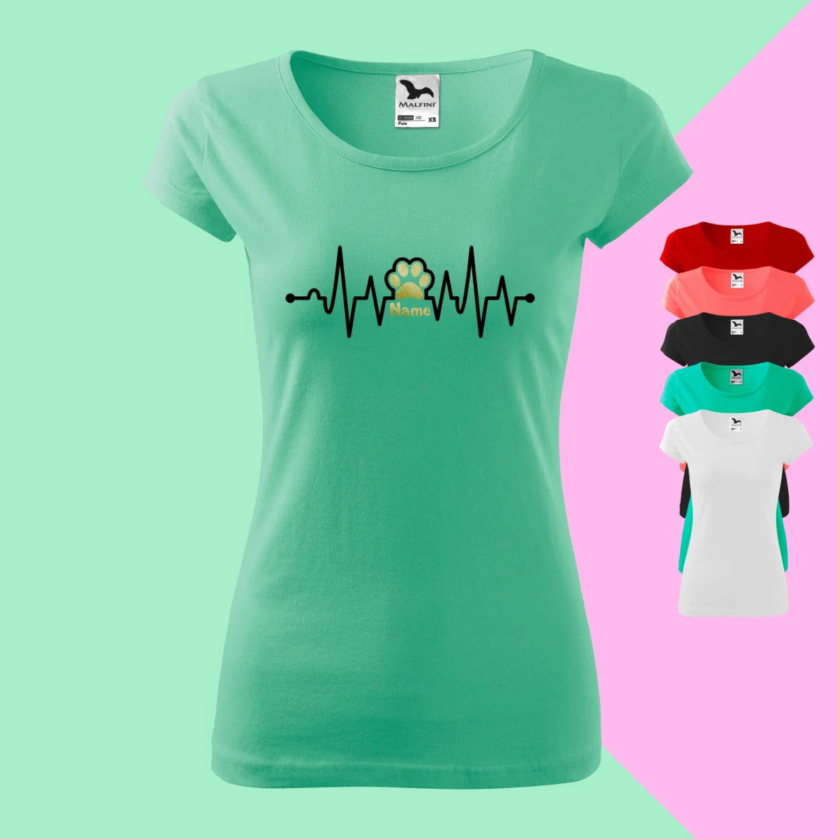 Pfotenherzschlag: Ein T-Shirt-Design für Hundefreunde mit Liebe im Takt - Tonyshop - Pfotenherzschlag: Ein T-Shirt-Design für Hundefreunde mit Liebe im Takt