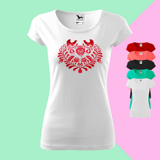 Ungarische Motiv T-Shirt für Damen - Tonyshop - Ungarische Motiv T-Shirt für Damen