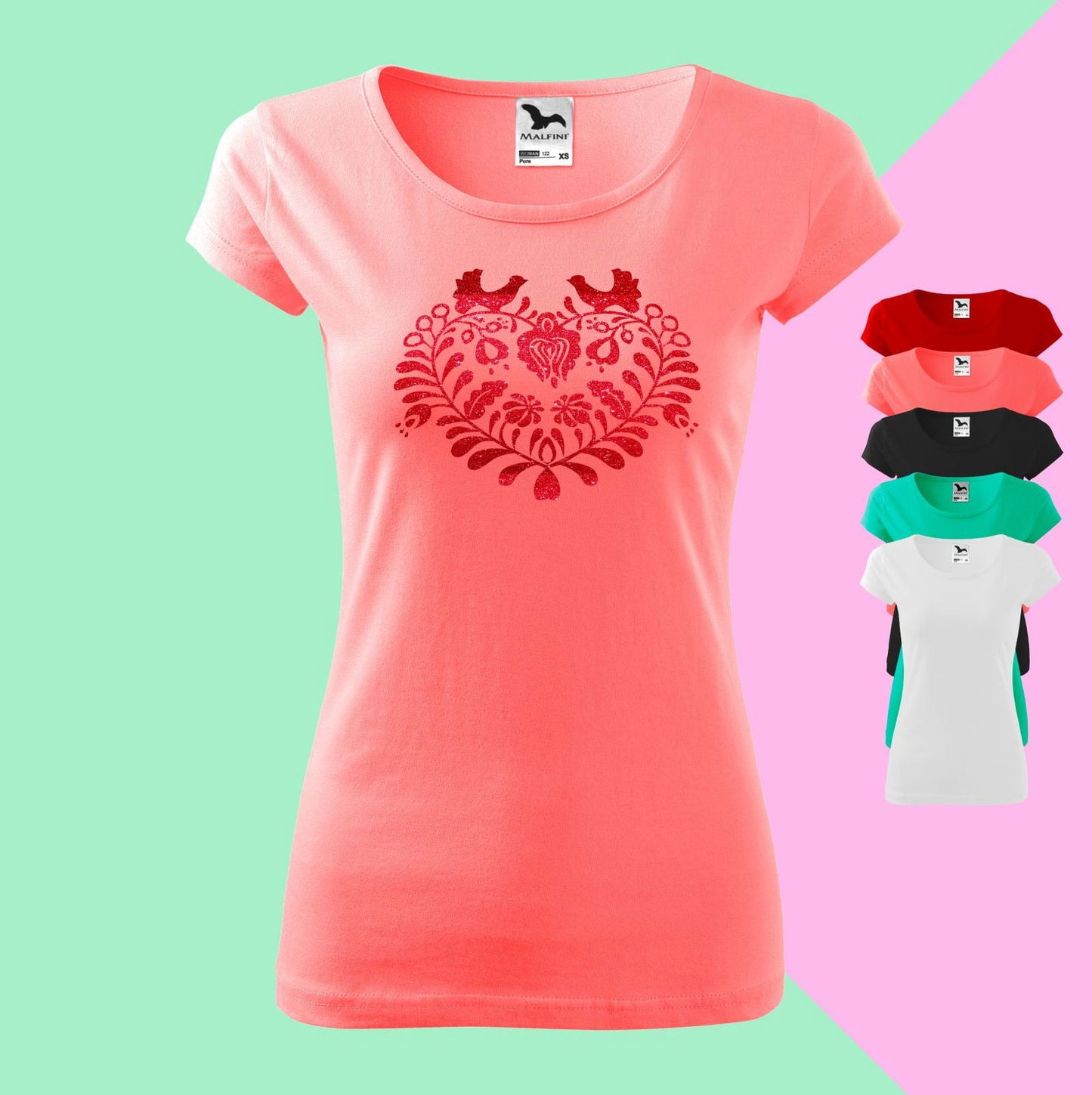 Ungarische Motiv T-Shirt für Damen - Tonyshop - Ungarische Motiv T-Shirt für Damen