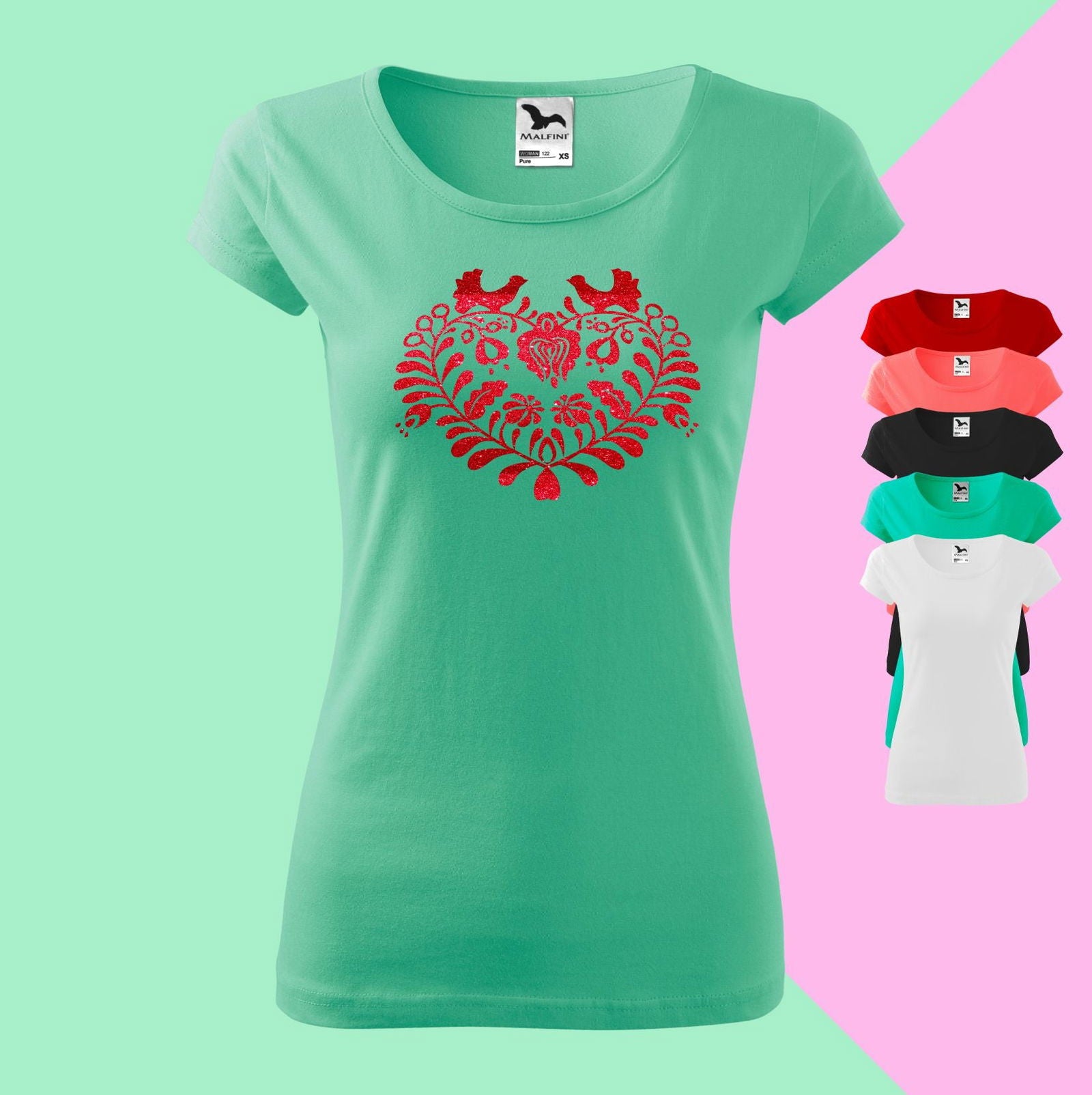 Ungarische Motiv T-Shirt für Damen - Tonyshop - Ungarische Motiv T-Shirt für Damen