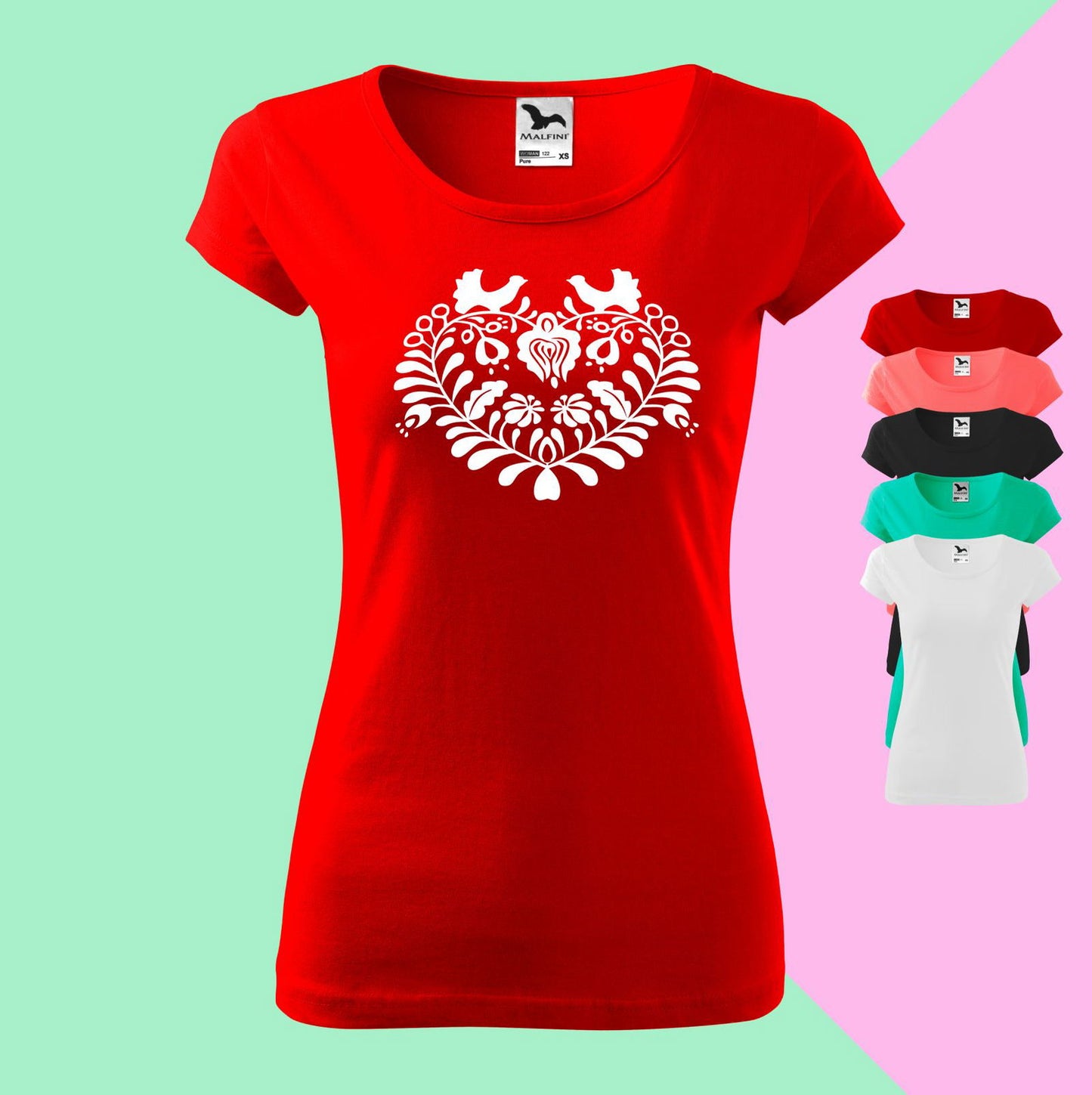 Ungarische Motiv T-Shirt für Damen - Tonyshop - Ungarische Motiv T-Shirt für Damen