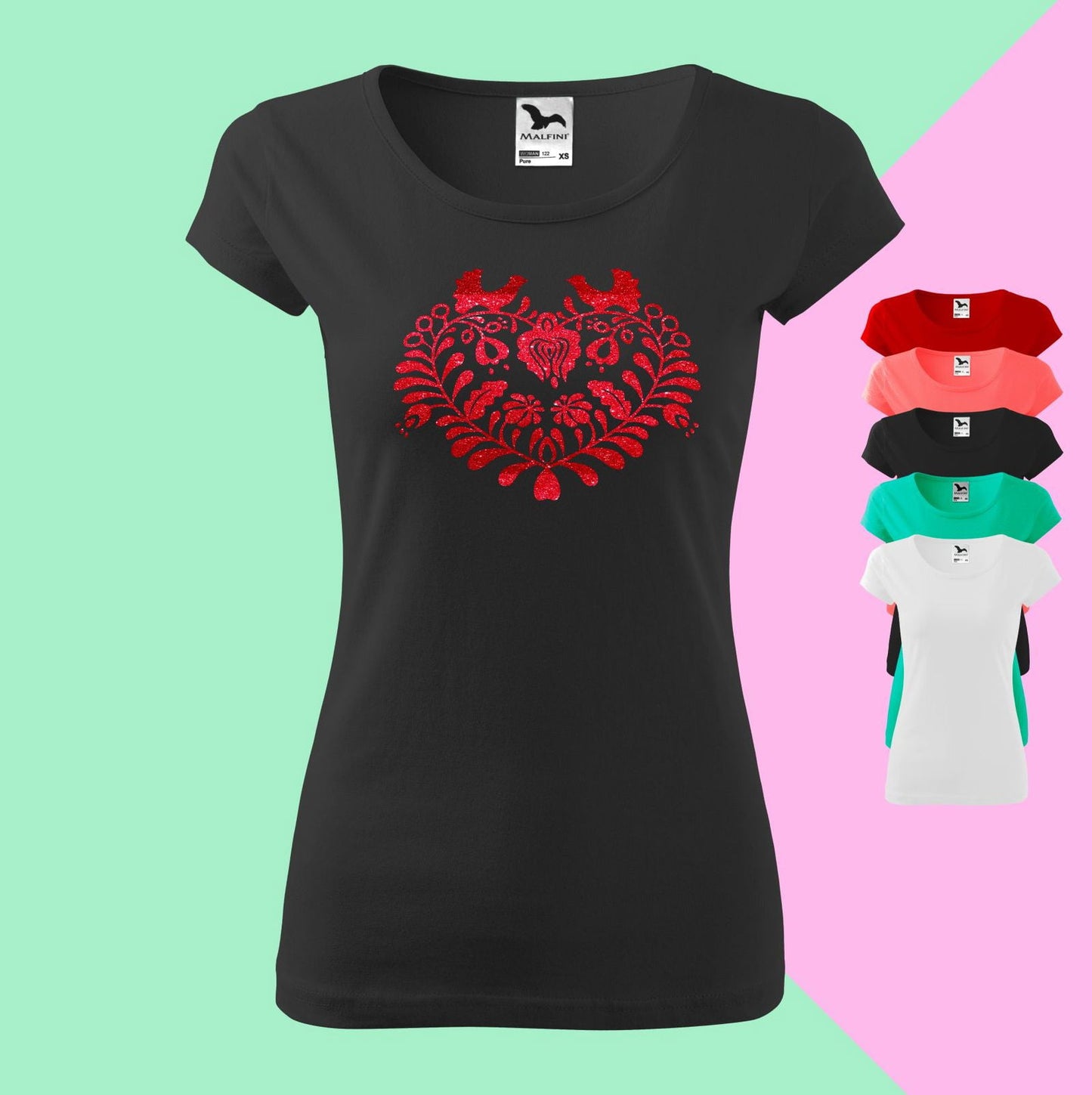 Ungarische Motiv T-Shirt für Damen - Tonyshop - Ungarische Motiv T-Shirt für Damen